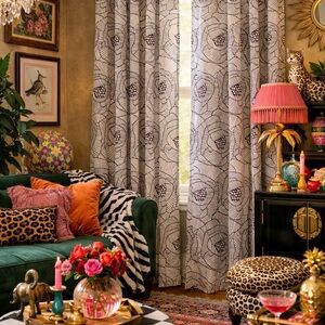 Panel - IKEA INGERLISE Mod Floral Curtain